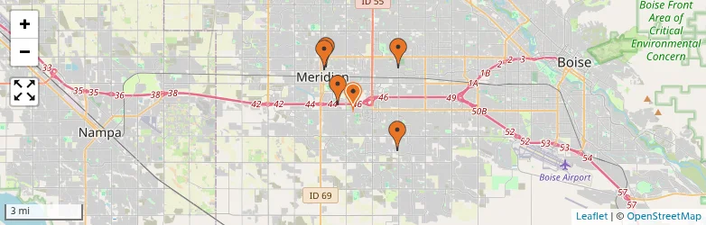 Related schools map