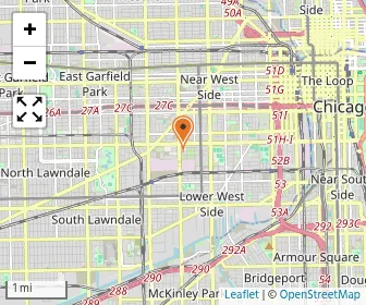 Map of Easter Seals Therapeutic School