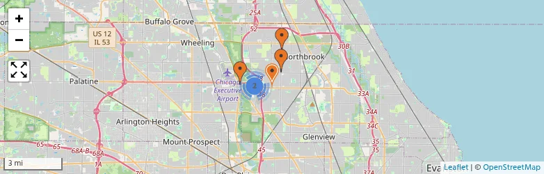 Related schools map