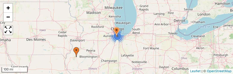 Related schools map