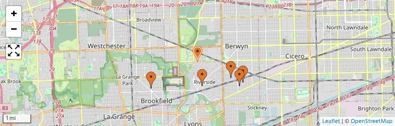 Related schools map