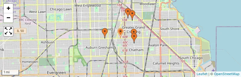 Related schools map