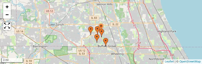 Related schools map