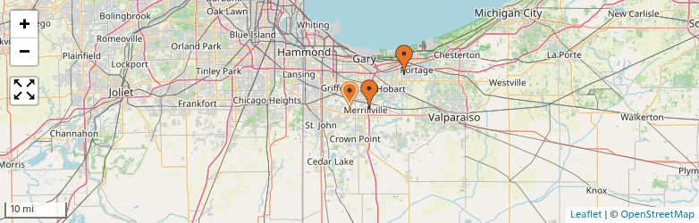 Related schools map