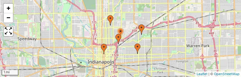 Related schools map