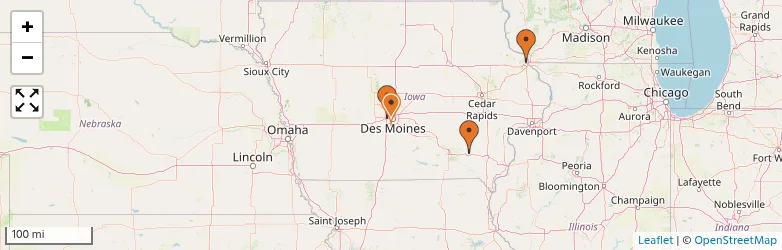 Related schools map