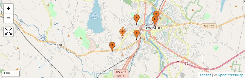 Related schools map