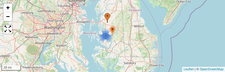 Related schools map