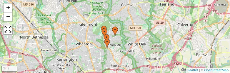 Related schools map