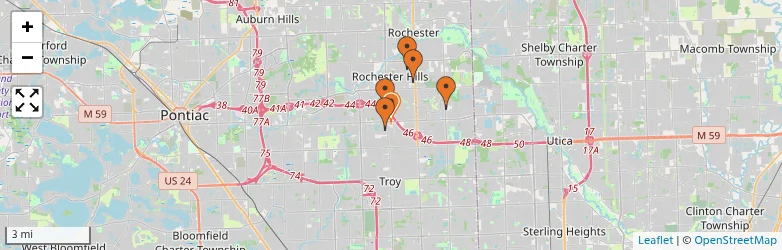 Related schools map