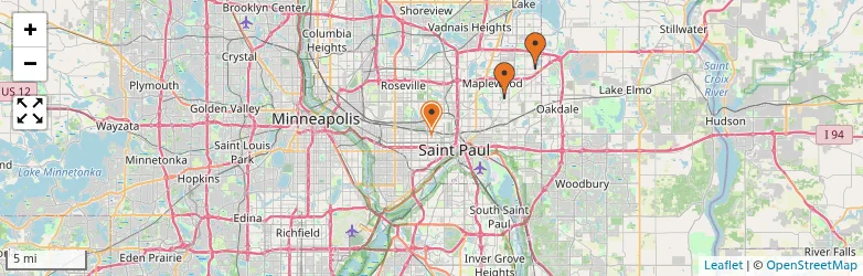 Related schools map