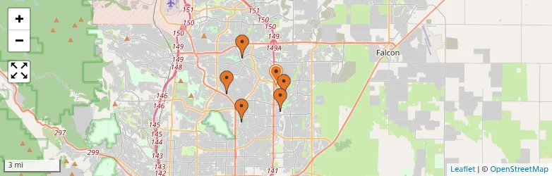 Related schools map