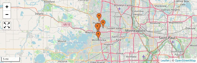 Related schools map