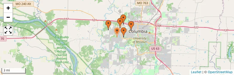 Related schools map