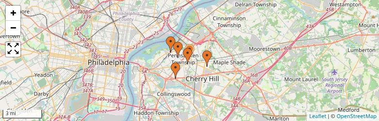Related schools map