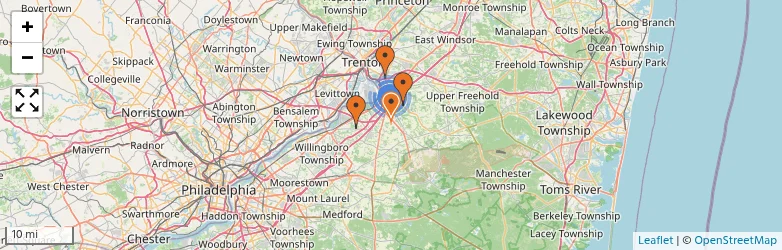 Related schools map