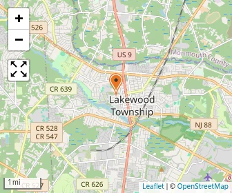 Map of Yeshiva Chemdat Hatorah