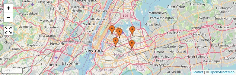Related schools map