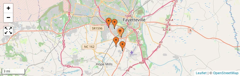 Related schools map