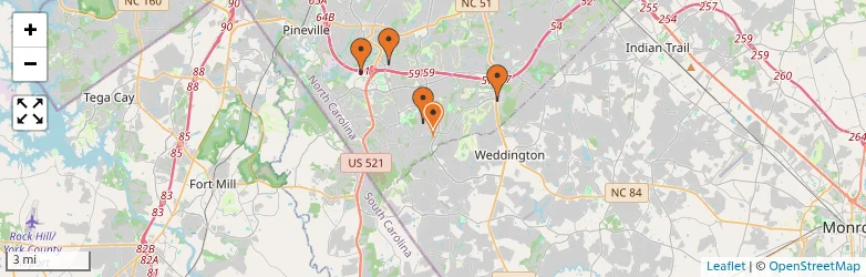 Related schools map
