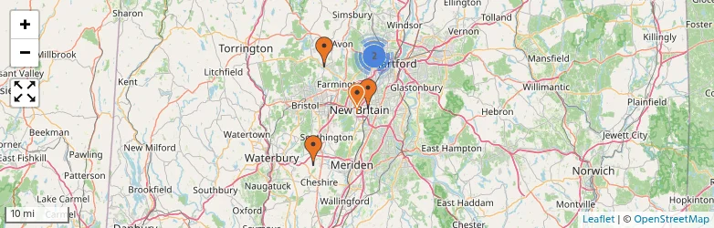 Related schools map