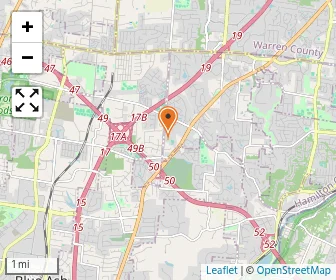 Map of Cincinnati Hills Christian Middle School