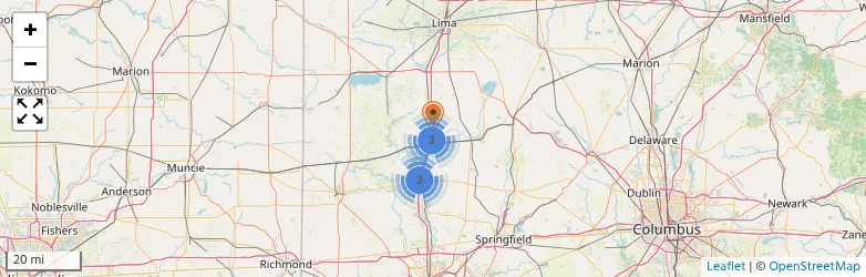 Related schools map