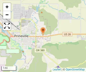 Map of Coic - Prineville
