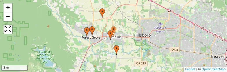 Related schools map