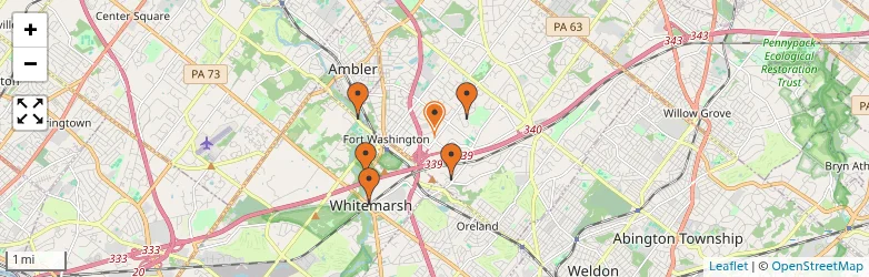Related schools map