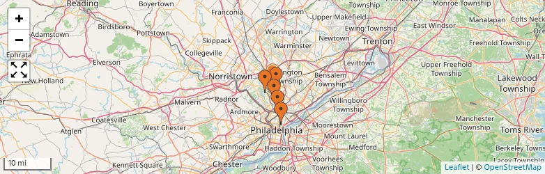 Related schools map