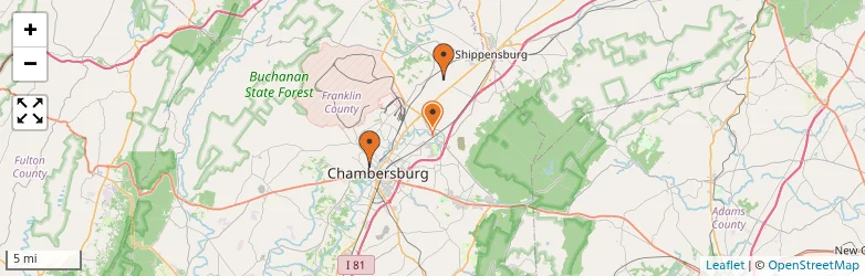 Related schools map