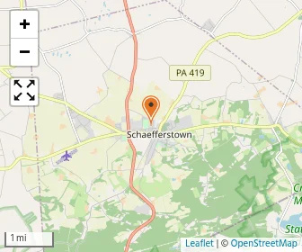 Map of Schaefferstown Mennonite High School