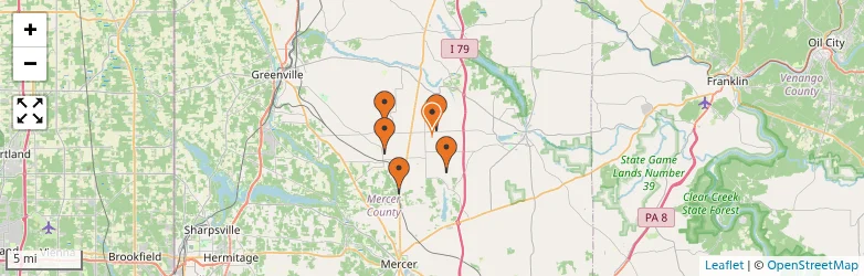 Related schools map