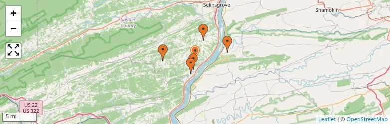 Related schools map