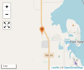 Map of Standing Rock High School