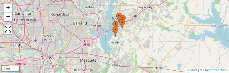 Related schools map