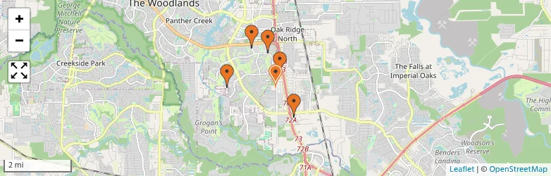 Related schools map