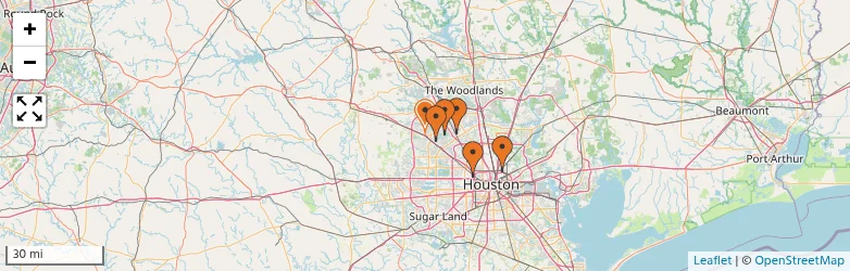 Related schools map