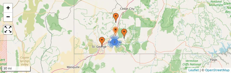 Related schools map