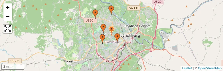 Related schools map