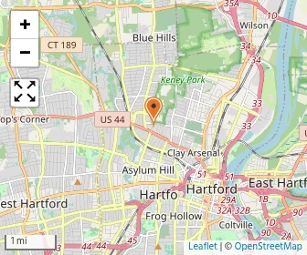 Map of Hartford Adventist Academy