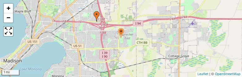Related schools map