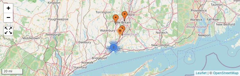 Related schools map