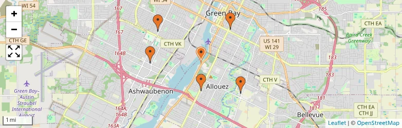 Related schools map
