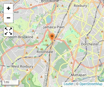 Map of The Croft School: Jamaica Plain