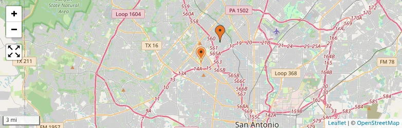 Related schools map