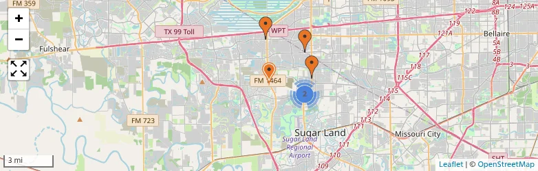 Related schools map