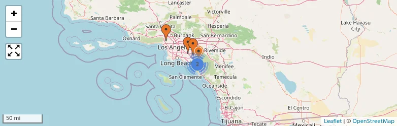 Related schools map