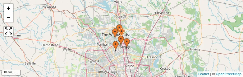 Related schools map